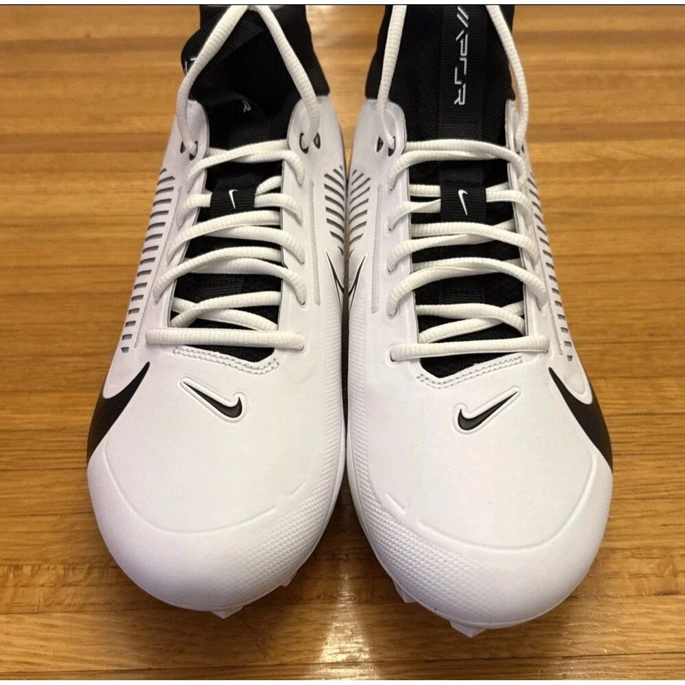Mens Size 10 Nike Vapor Edge Pro 360 2 TB Football Cleats White Black